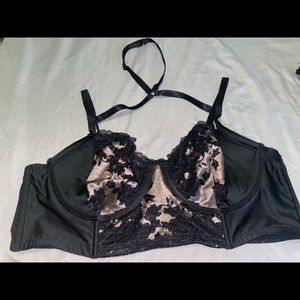 Pink and black torrid bralette